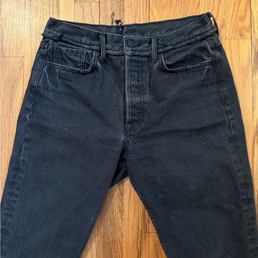GRLFRND Black Straight Jeans Classic Design